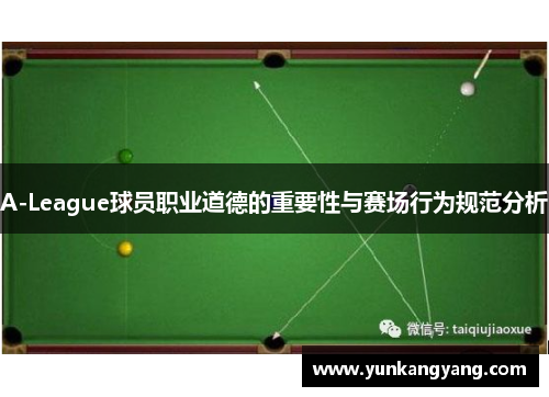 A-League球员职业道德的重要性与赛场行为规范分析